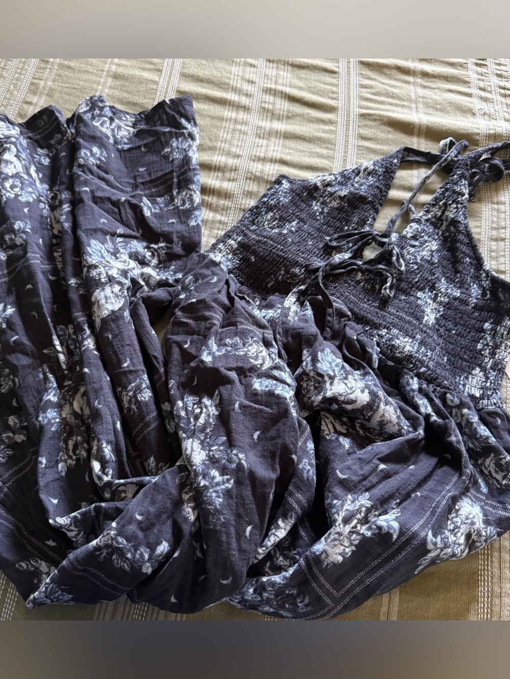 Floral halter long dress Never worn